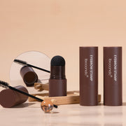 3pcs Eyebrow Stamp Shaping Kit Reusable Makeup Brow Powder Cosmetic Set