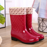 Rain Boots Woman Water Shoes Women Slip On Keep Warm Non-Slip Boots Women Lluvia Boots Washing Shoe Rain Boots For Women d34