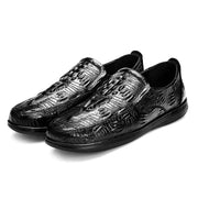 Genuine Leather Men Shoes Luxury Brand 2022 Casual Slip on Formal Loafers Men Moccasins Italian Black Male Driving Shoes