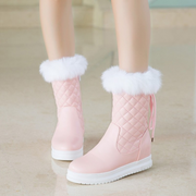 Big Size 34-43 Fashion Women Snow Boots Ladies Height Increasing Shoes Woman Leisure Party Winter Warm Fur Boots