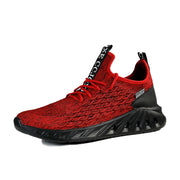 Male Fashion Non-slip Lac-up Mesh Sneakers Casual Sports Shoes Men Lightweight Comfortable Breathable Walking Jogging Trainers